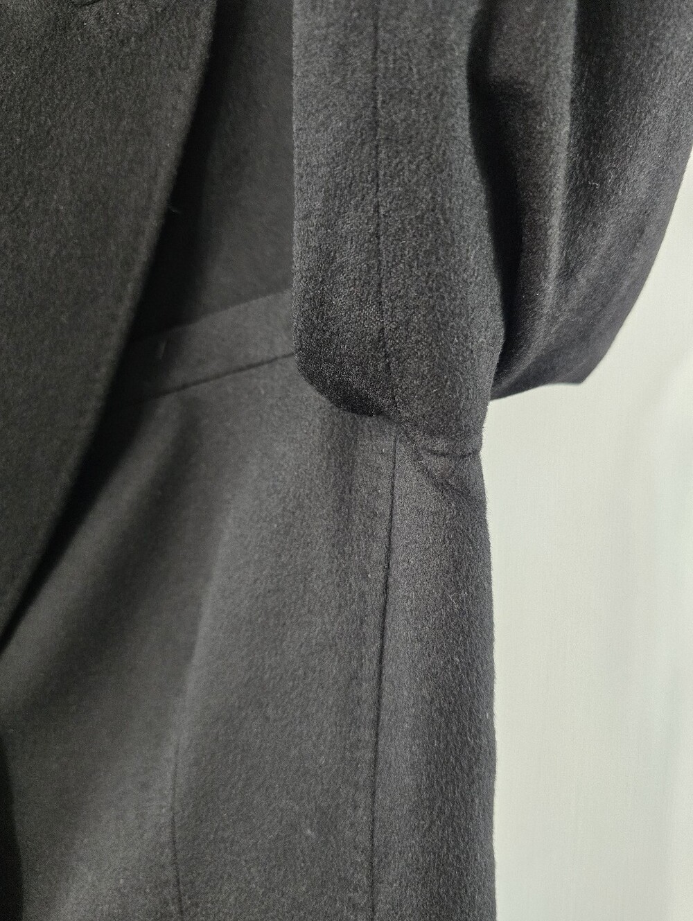 Loro Piana Brooks Brothers Two Button Cashmere Blazer Jacket Solid Black Size 2 - Picture 5 of 16
